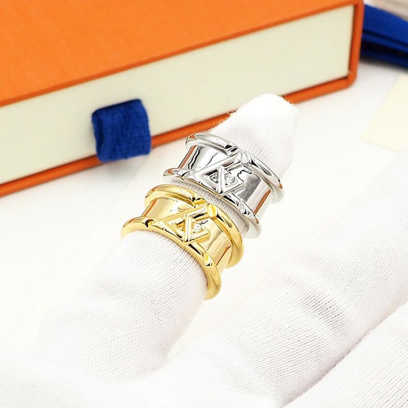 ★日本!!人気！​ルイヴィトン☆バーグ バンドー LV リング コピー シルバー/ゴールド 2色 Q9059A激安送料無料