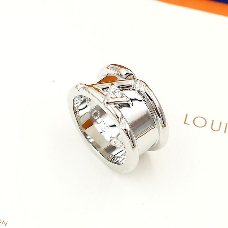 ★日本!!人気！​ルイヴィトン☆バーグ バンドー LV リング コピー シルバー/ゴールド 2色 Q9059A最高級