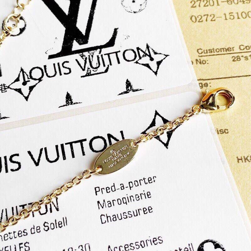 大人気!!新色ルイヴィトン LVロゴ ネックレス コピー vul93527N級品