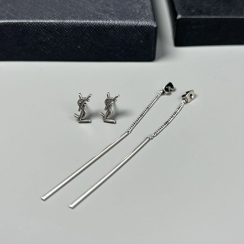 世界中で大人気♪サンローラン YSLスレッダー オピウム ロゴ ピアス 偽物 Sas47845最高級