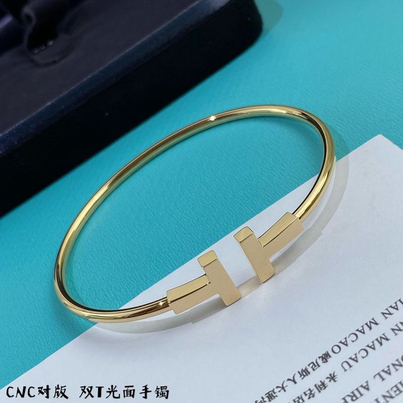 21-22AW ティファニー T ワイヤーブレスレット スーパーコピー Tij37834N級品
