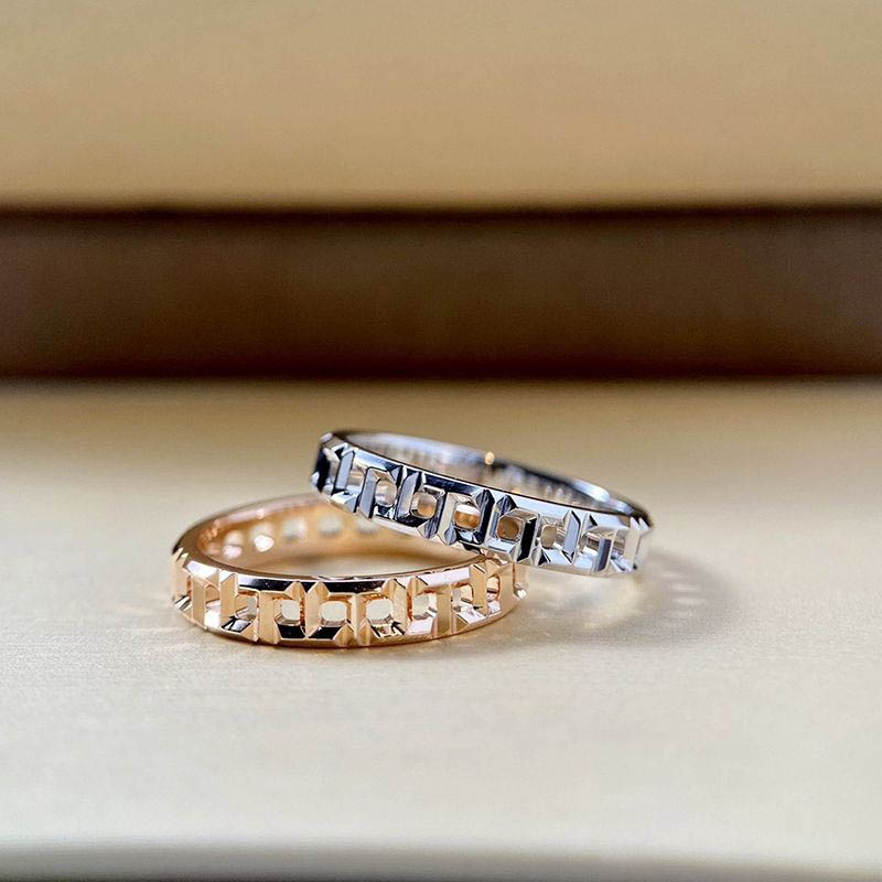 超希少！ティファニー T トゥルー ナローリング 偽物 18K 3.5mm Tio14229激安送料無料