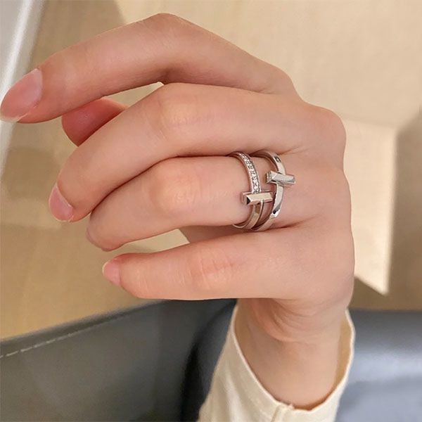 《大人気》ティファニー コピー T1 Ring ティーワンリング 2.5mm Tiu29730