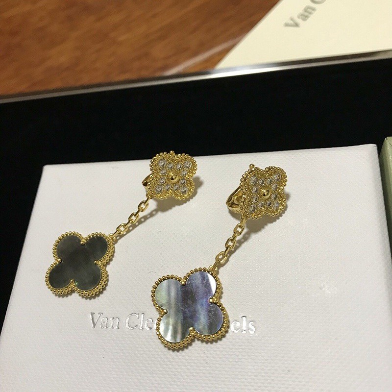 希少色 ヴァンクリーフ&アーペル マジック偽物 アルハンブラ イヤリング/ピアス 2 vac09437通販