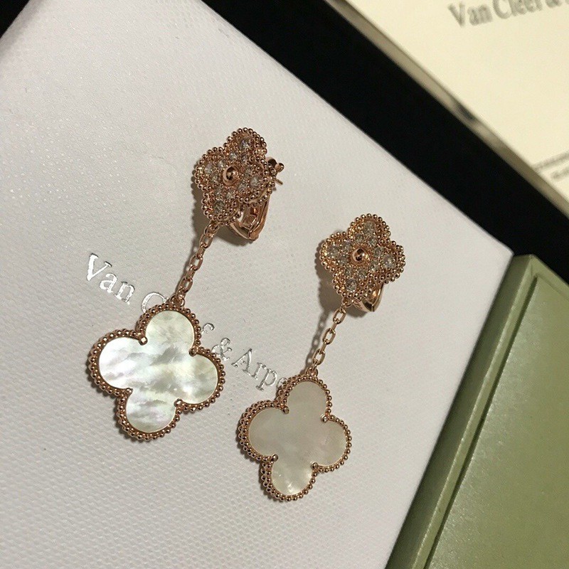 希少色 ヴァンクリーフ&アーペル マジック偽物 アルハンブラ イヤリング/ピアス 2 vac09437高い品質