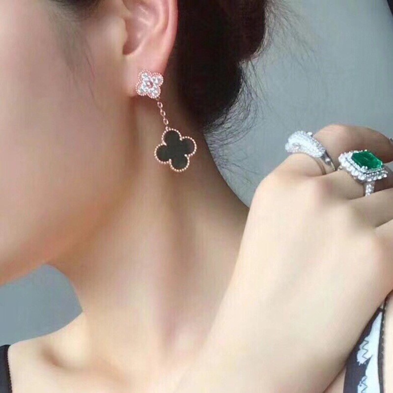 希少色 ヴァンクリーフ&アーペル マジック偽物 アルハンブラ イヤリング/ピアス 2 vac09437N級品