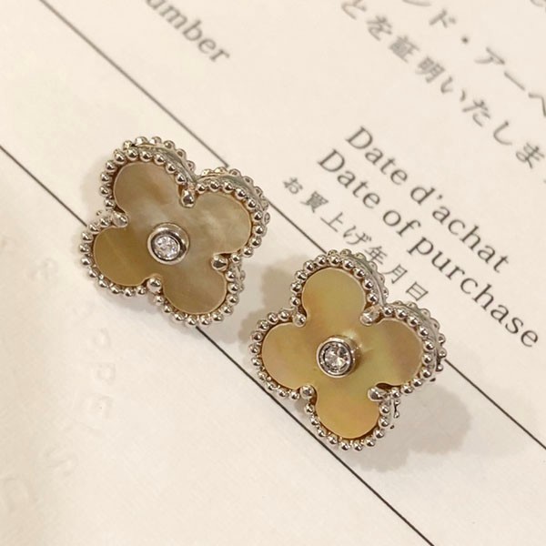 入手困難 ヴァンクリーフ&アーペル ヴィンテージ アルハンブラ ピアス 偽物 vac56426激安送料無料