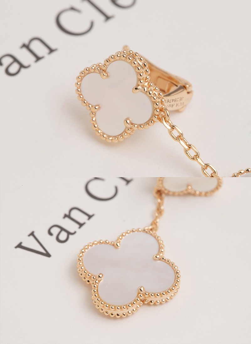 稀少 ヴァンクリーフ&アーペル マジック アルハンブラ イヤリング/ピアス 2 vad24336高い品質