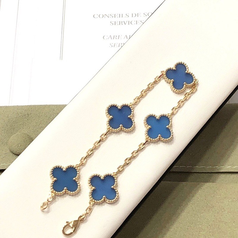 欲しい♡超限定♪ヴァンクリーフ&アーペル ヴィンテージ 偽物 アルハンブラ ブレスレット5 vaz26463最高級