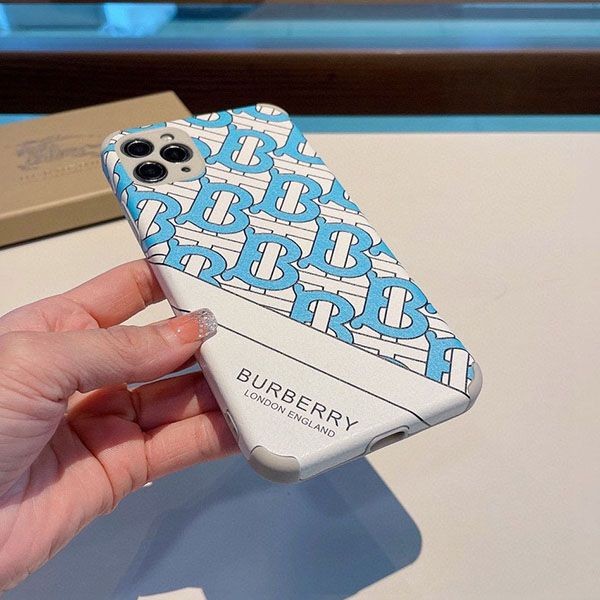 バーバリー モノグラムプリント レザー iPhone 13Proケース Bab64214激安送料無料