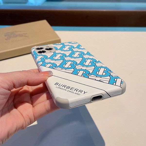 バーバリー モノグラムプリント レザー iPhone 13Proケース Bab64214人気