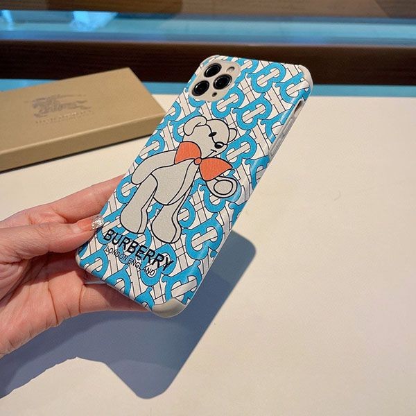 定番 バーバリー モノグラムプリント レザー iPhone 13Proケース Bao63173人気