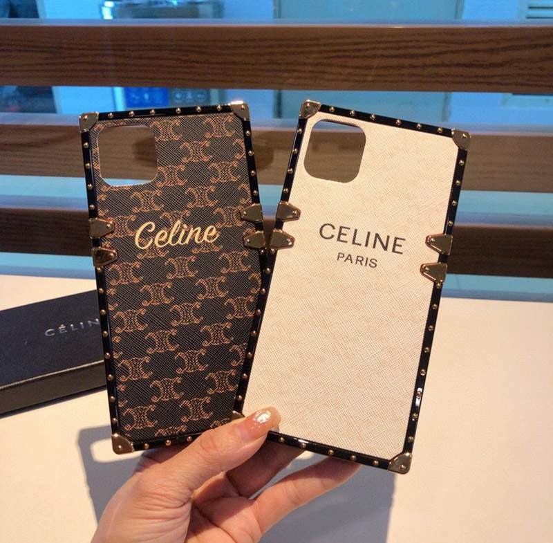 セール新作 セリーヌ☆iPhone11/12 pro ケース 偽物♪ストラップ付き Cew28262品質保証