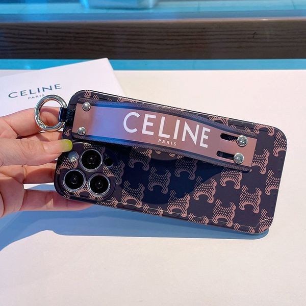 最安値挑戦 セリーヌ ハンドストラップ付き iPhone ケース 激安 Cez35321最高級