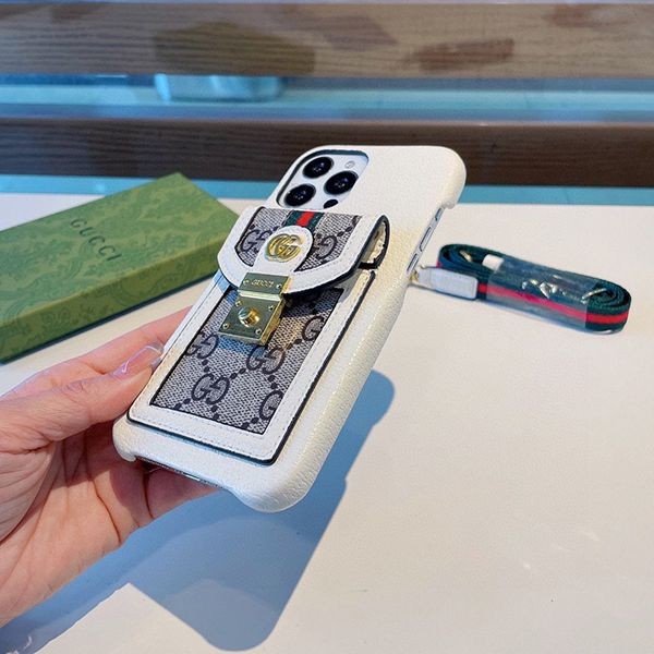 【日本未発売】グッチ★iPhoneストラップ付き スマホケース コピー guo58375最高級