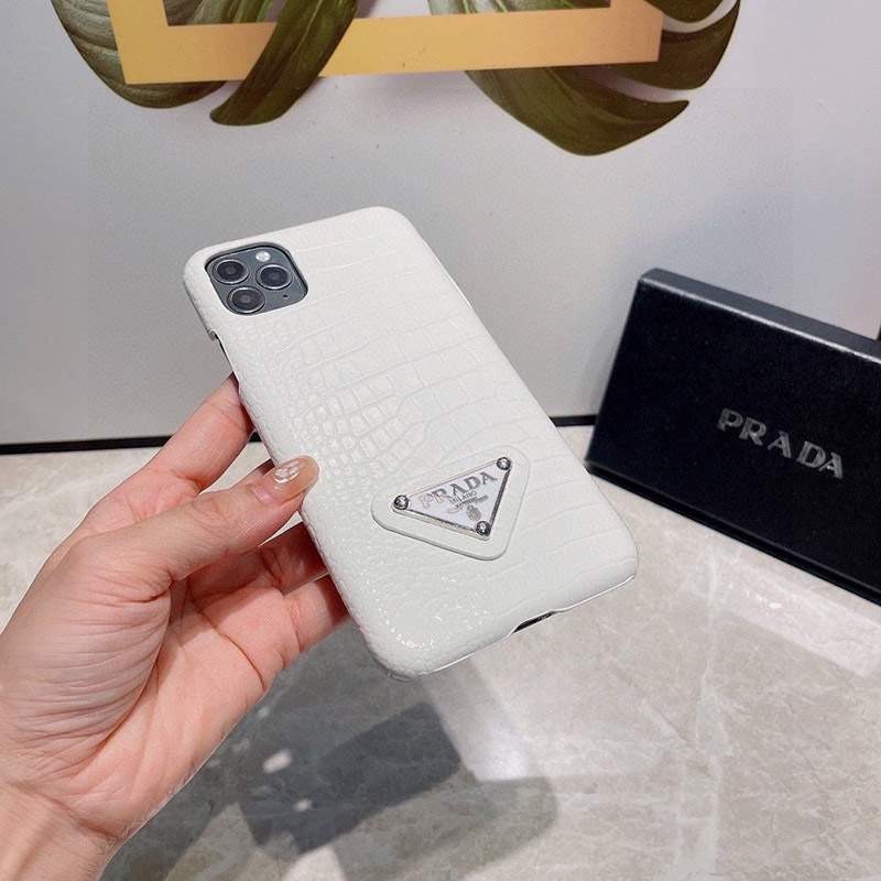 プラダ ケース コピー トライアングルロ ワニ柄 iPhone12/13/proケース超人気 pui22351通販