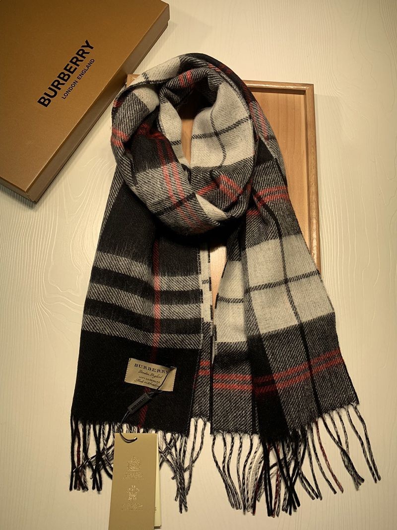 大人気！バーバリー 偽物 リバーシブル チェック カシミアスカーフ Bai61832N級品