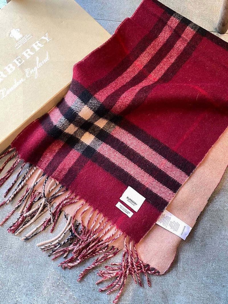 ★日本!!人気！バーバリー リバーシブル チェック カシミアスカーフ 偽物 Bar29169通販