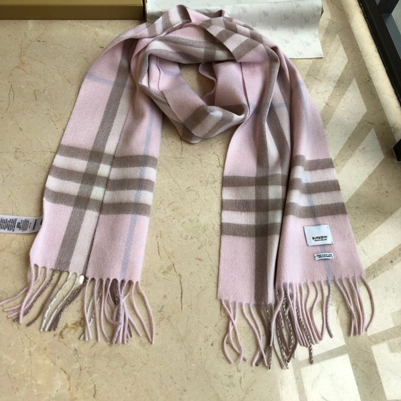 希少色バーバリー クラシック カシミヤ チェック マフラー 偽物 Bas25144高い品質