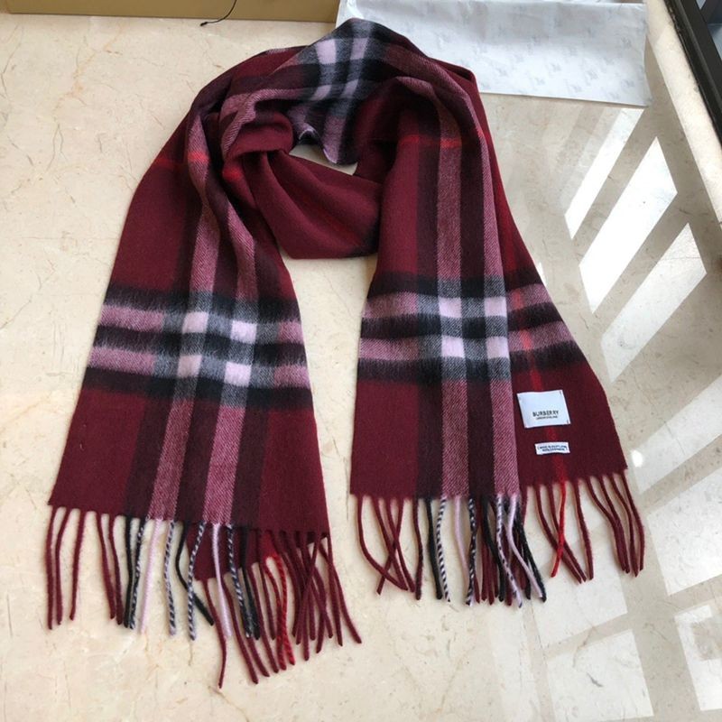 人気急上昇バーバリー 偽物 クラシック カシミヤ チェック マフラー Bav23394高い品質