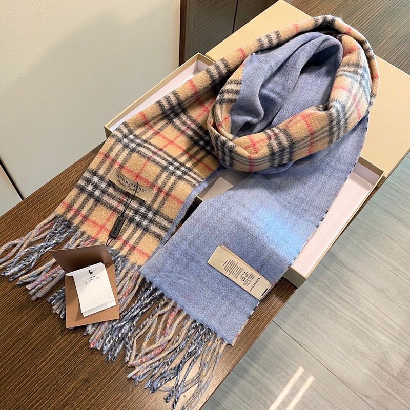 可愛いバーバリー リバーシブル チェック カシミアスカーフ 偽物 Bax88269高い品質