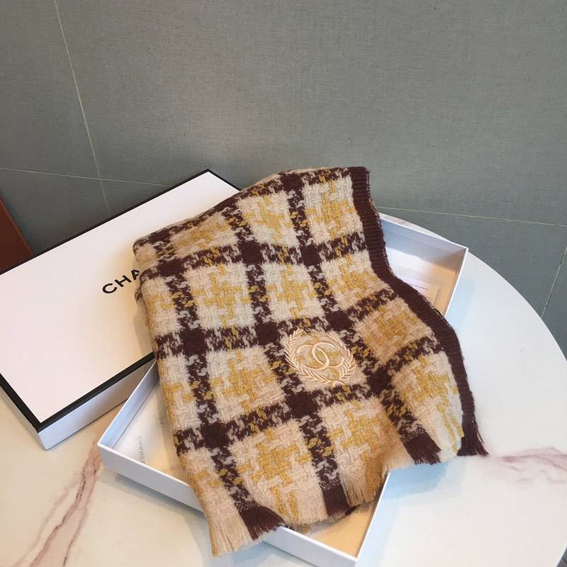稀少 シャネル★肌触り最高なフリンジカシミヤストール she41937通販