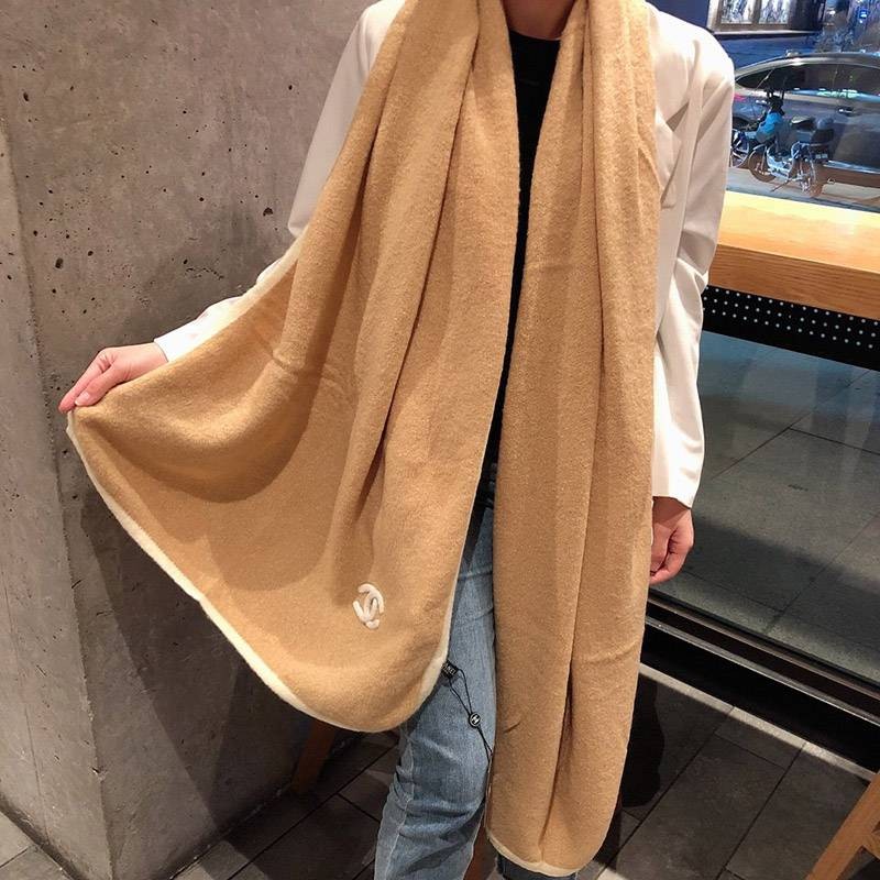 超話題!シャネル カシミヤ ニット スカーフ スカーフ・ストール shu27337激安送料無料
