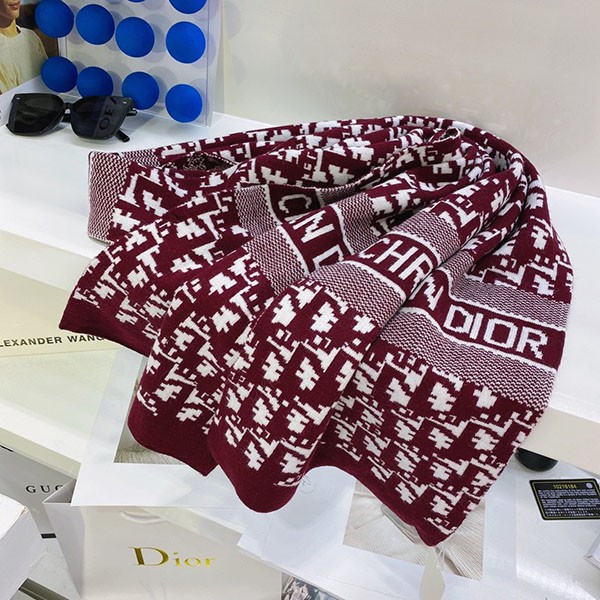 ディオール カシミア100% オブリーク スカーフ マフラー コピー ded04015代引きを販売