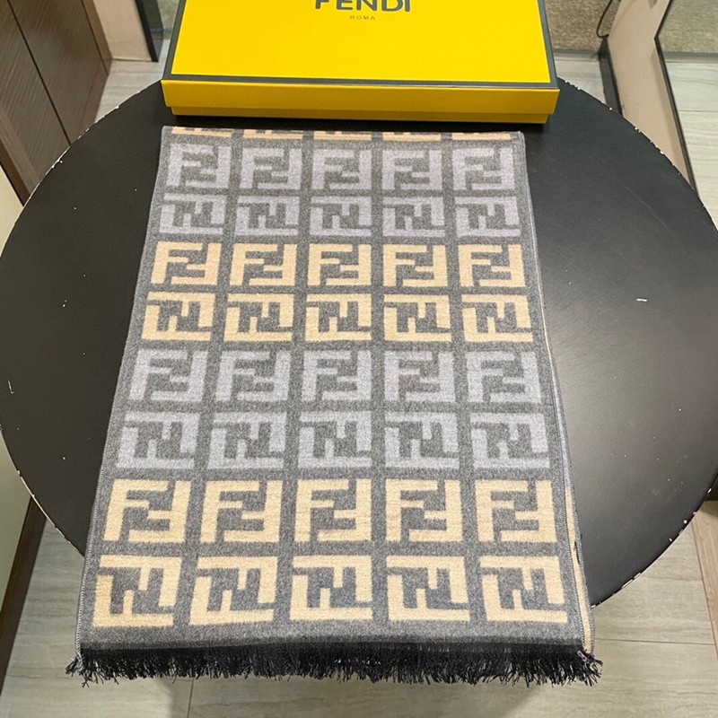 人気急上昇フェンディ マフラー コピー スカーフ ウール インターシャ タッセル fez18284激安送料無料