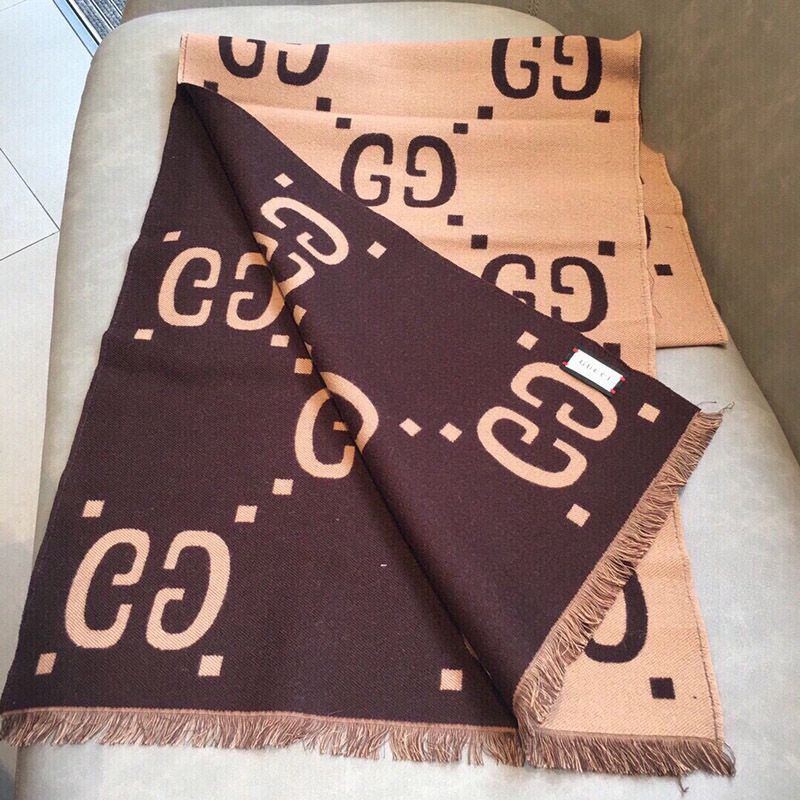 定番 グッチ GGジャカード ウール　スカーフ guf35408最高級