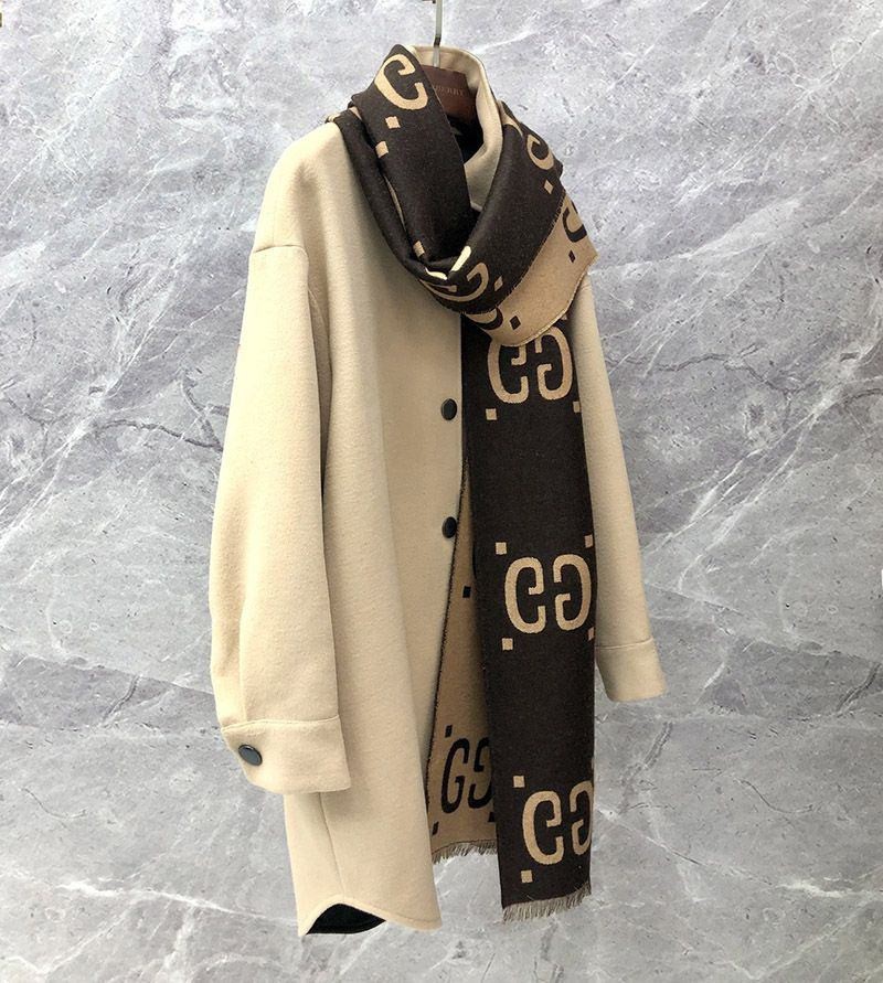 定番 グッチ GGジャカード ウール　スカーフ guf35408品質保証