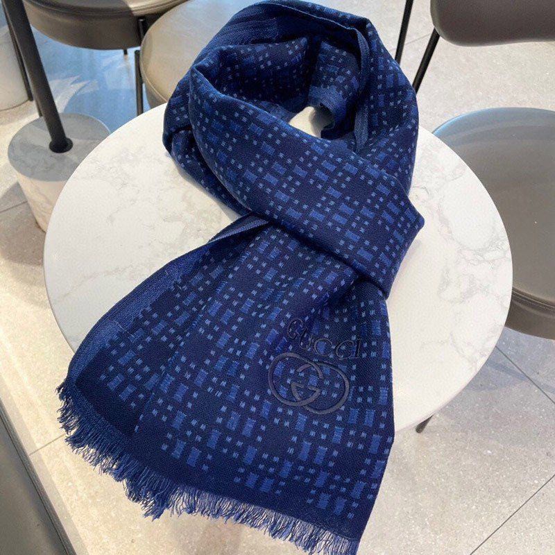 21-22AW グッチ グラフィックカシミヤスカーフ スーパーコピー gug75551最高級