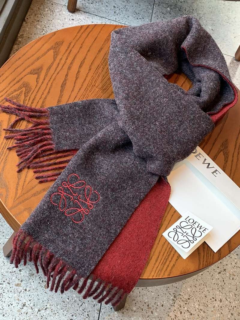 一目惚れ♪ロエベ バイカラー スカーフ コピー (ウール&カシミヤ) lof26035N級品