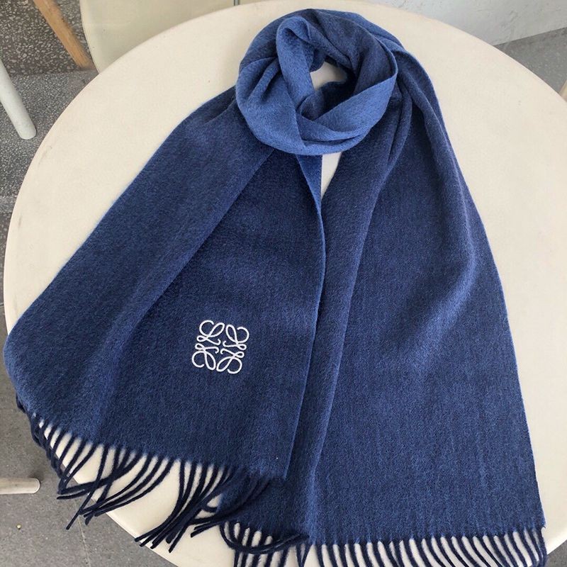 争奪戦ロエベ バイカラー スカーフ 偽物 (ウール&カシミヤ) lot81836