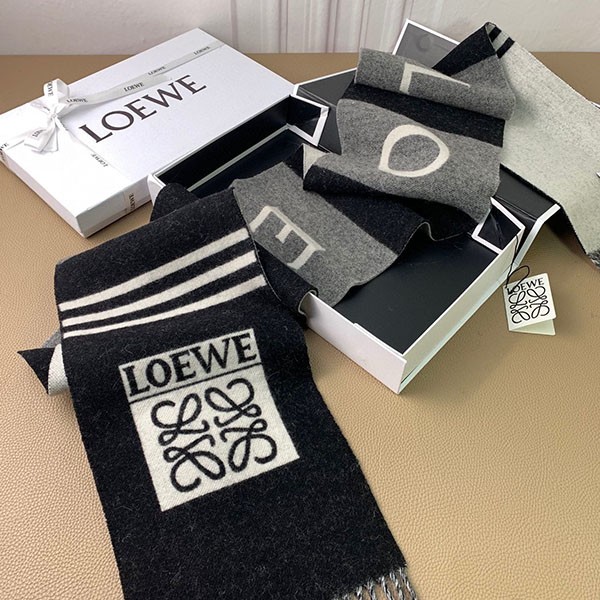 大人気!!新色 ロエベ アナグラム マフラー コピー (ウール&カシミヤ) lou33348最高級
