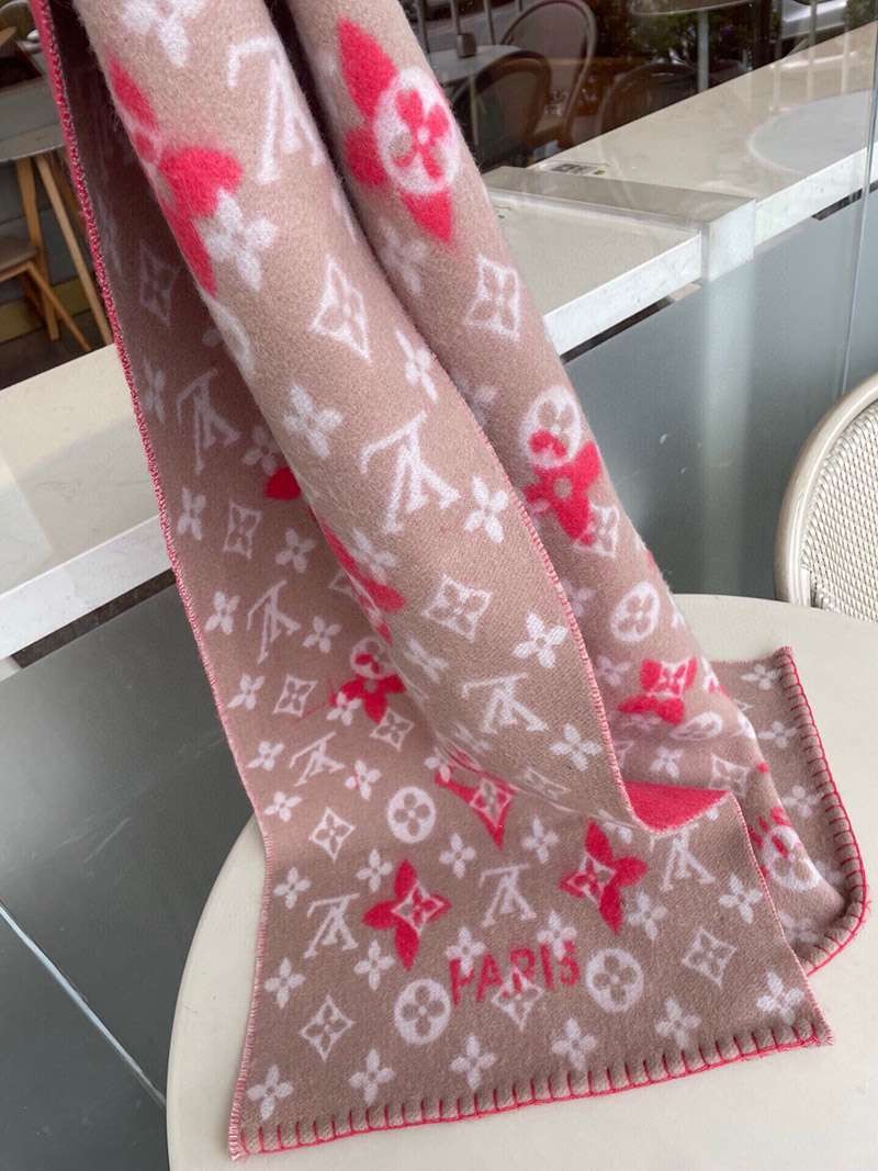 早い者勝ち♡ルイヴィトン メンズ カシミヤ タッセル マフラ M76378品質保証