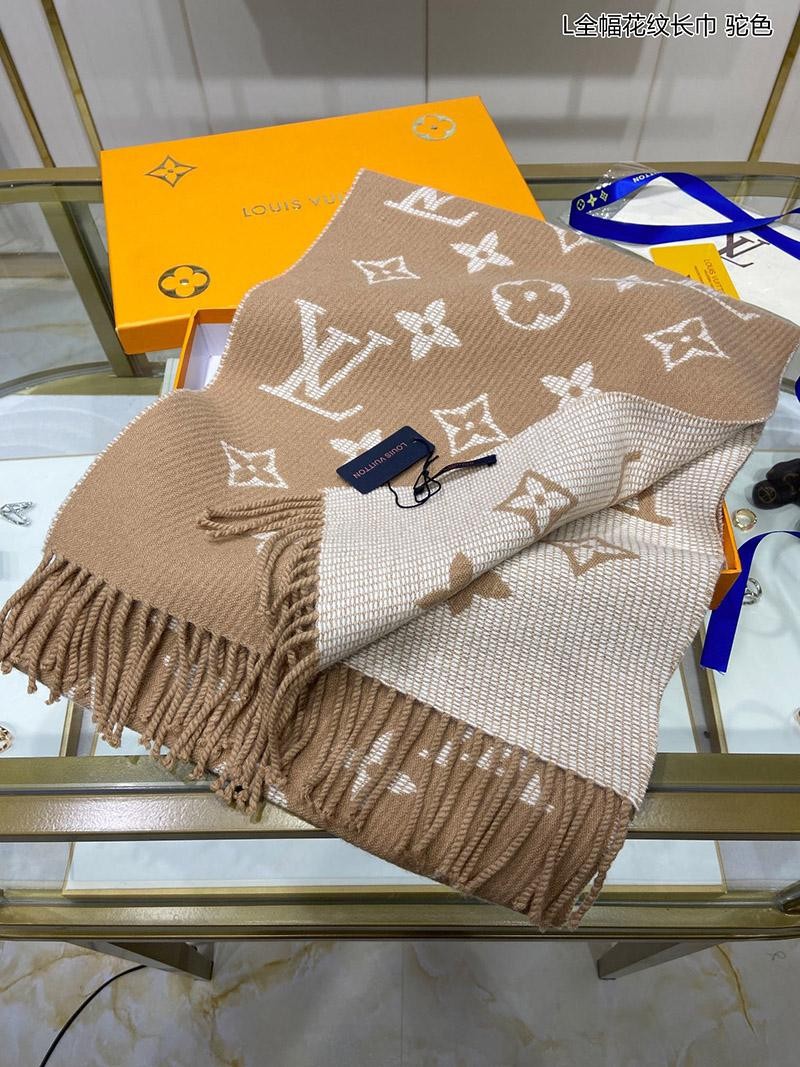 入手困難》ルイヴィトン／モノグラム バイカラー マフラー偽物 M76700激安送料無料