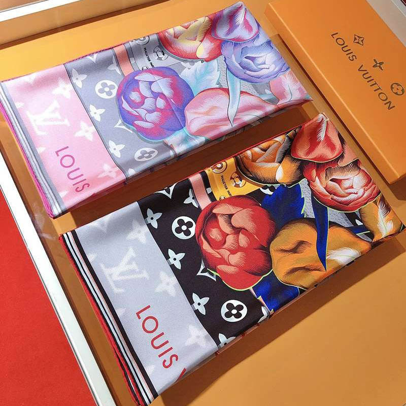 21AW新作 定番人気ルイヴィトン★シルク ストール コピー★ M76907通販