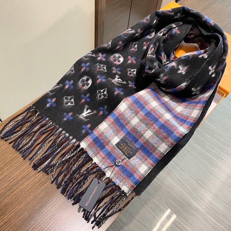 人気 ルイヴィトン カシミヤ タッセル マフラ 偽物 vug00262高い品質