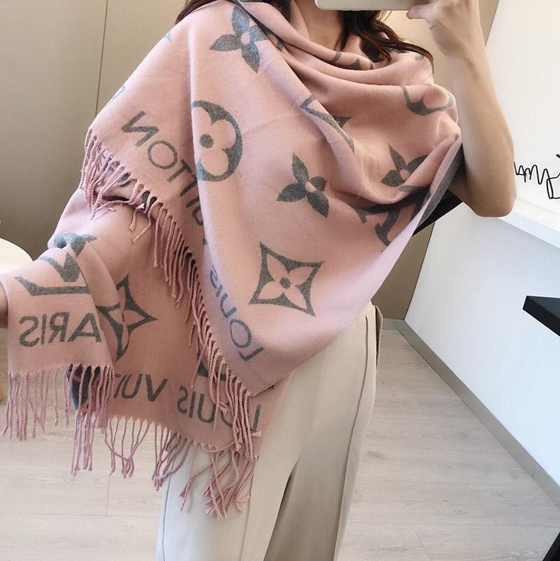 [ルイヴィトン] エシャルプ・ロゴマニア マフラースーパーコピー♪2色 vug57962高い品質