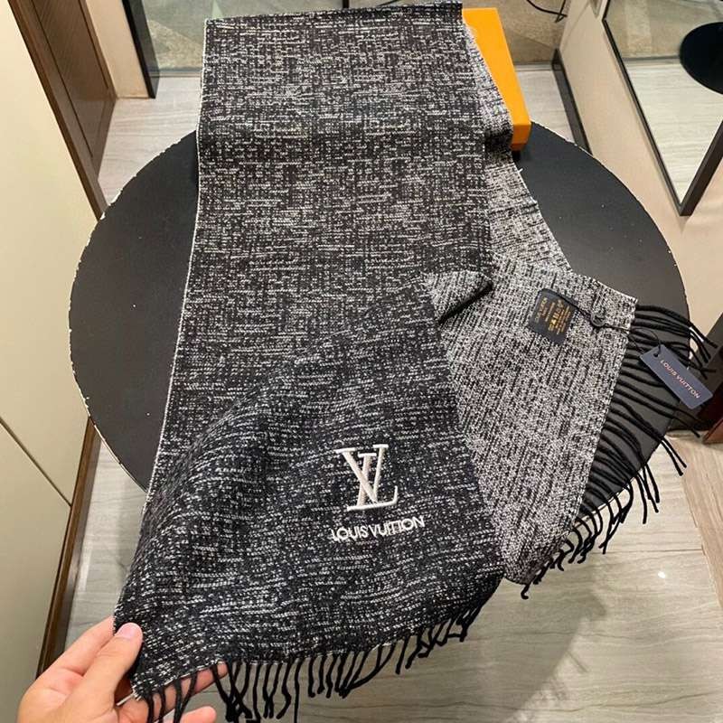 ギフトに最適♪ルイヴィトン カシミヤ タッセル マフラ vug63600高い品質