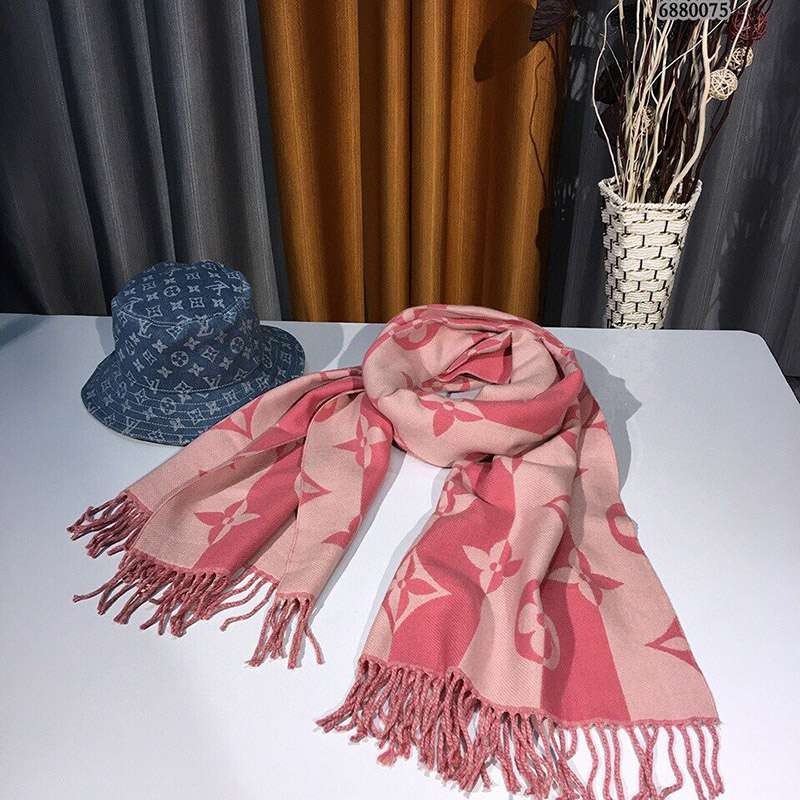希少 ルイヴィトン カシミヤ タッセル マフラ コピー vuj46626N級品