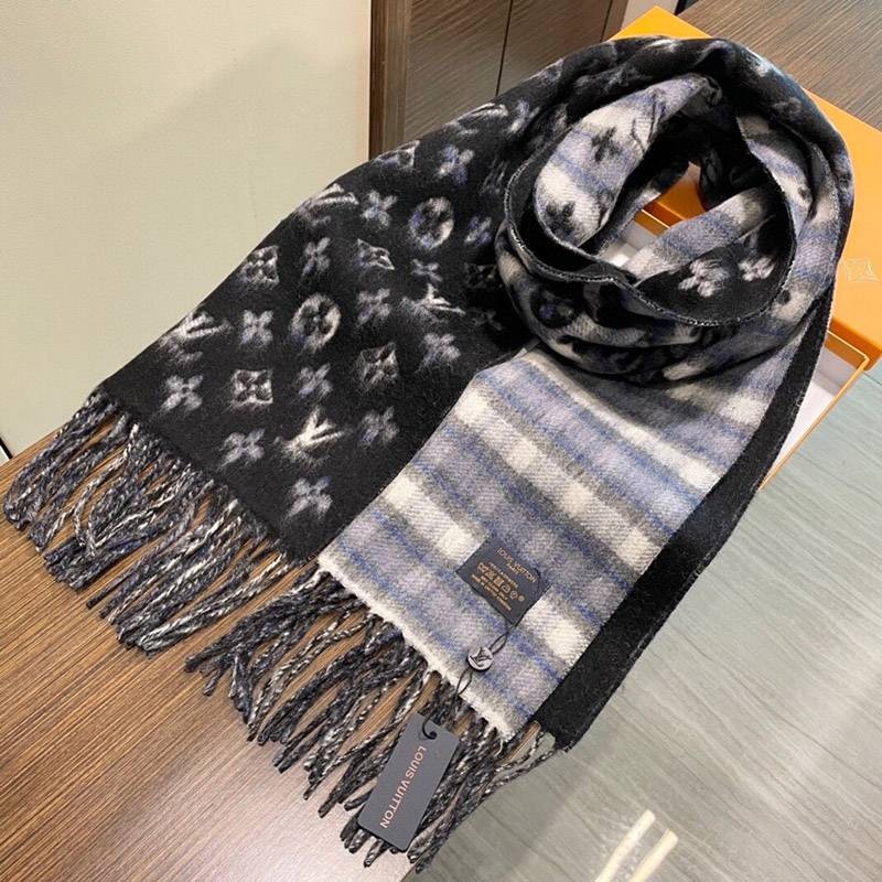 一目惚れ♪ 暖かい♪ ルイヴィトン カシミヤ タッセル マフラ vuk67119人気