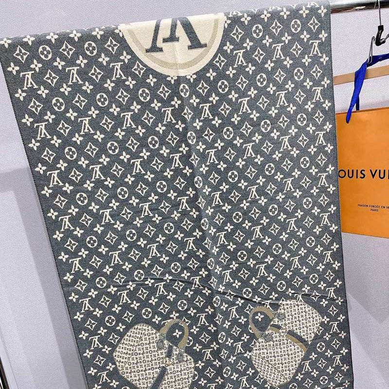お洒落に♪ルイヴィトン カシミヤ・シルクマフラー 偽物 vul11101品質保証
