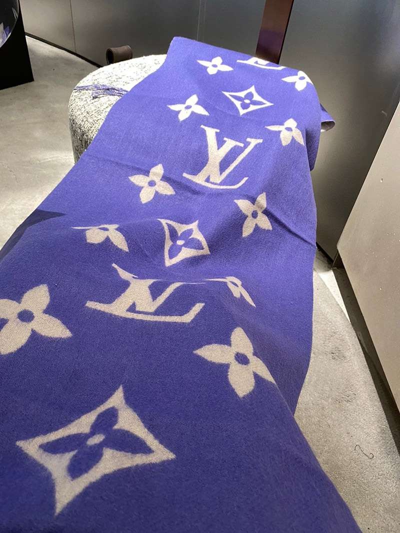 稀少 高品質♪♪♪ルイヴィトン カシミヤ タッセル マフラ vul14835最高級