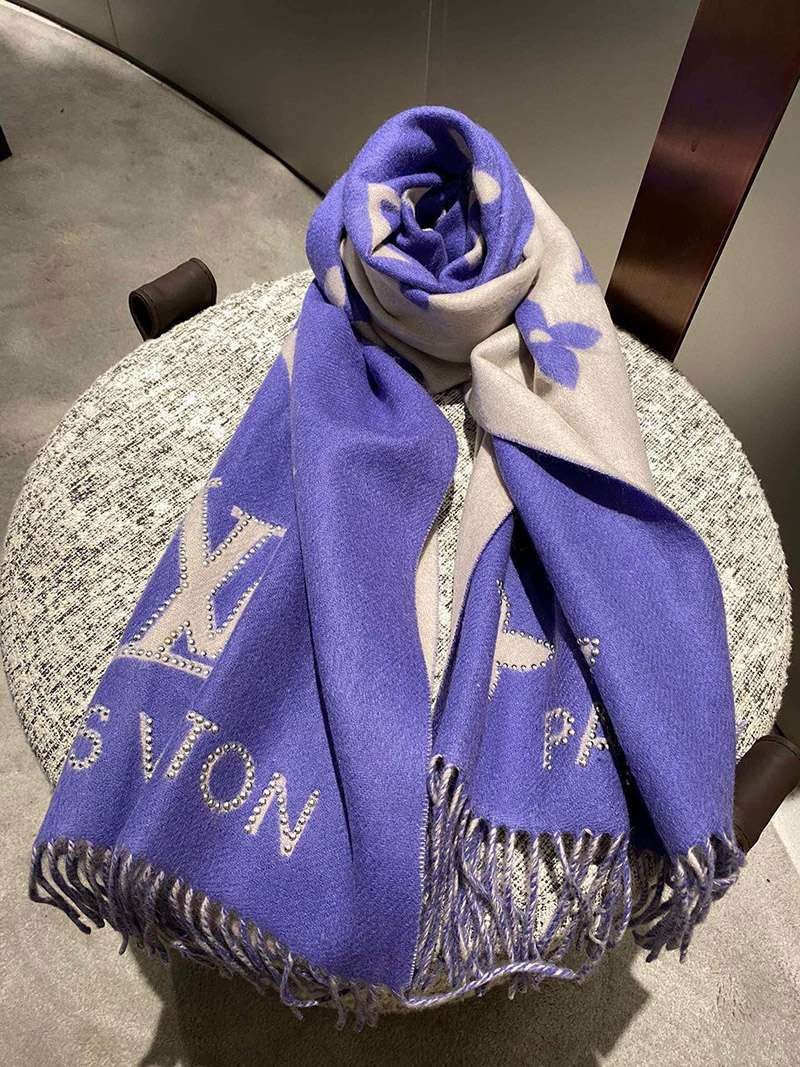 稀少 高品質♪♪♪ルイヴィトン カシミヤ タッセル マフラ vul14835N級品