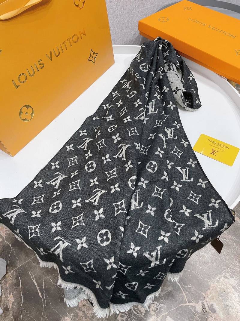 超人気 ルイヴィトン 偽物カシミヤ・シルクマフラー vup94225代引きを販売