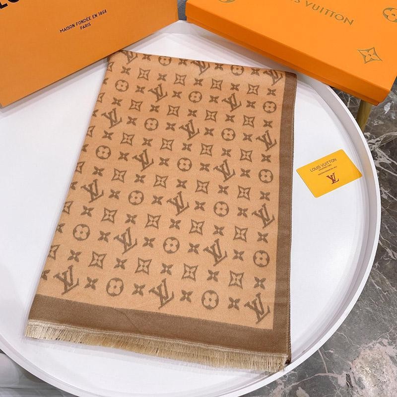 暖かい♪【ルイヴィトン】エシャルプ・モノグラム偽物 ストライプス マフラー vuq47469高い品質