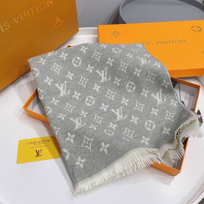 お洒落に♪ ルイヴィトン カシミヤ・シルクマフラー コピー vuu47655最高級