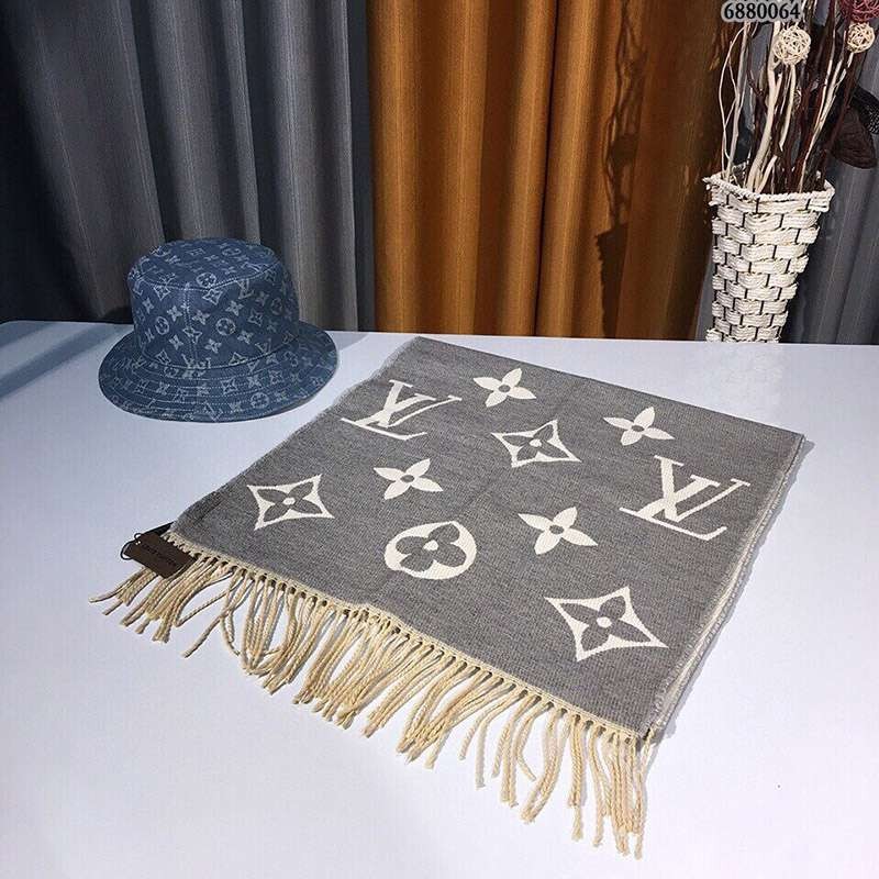 超話題!ルイヴィトン カシミヤ タッセル マフラ 偽物N級品 vuv26317
